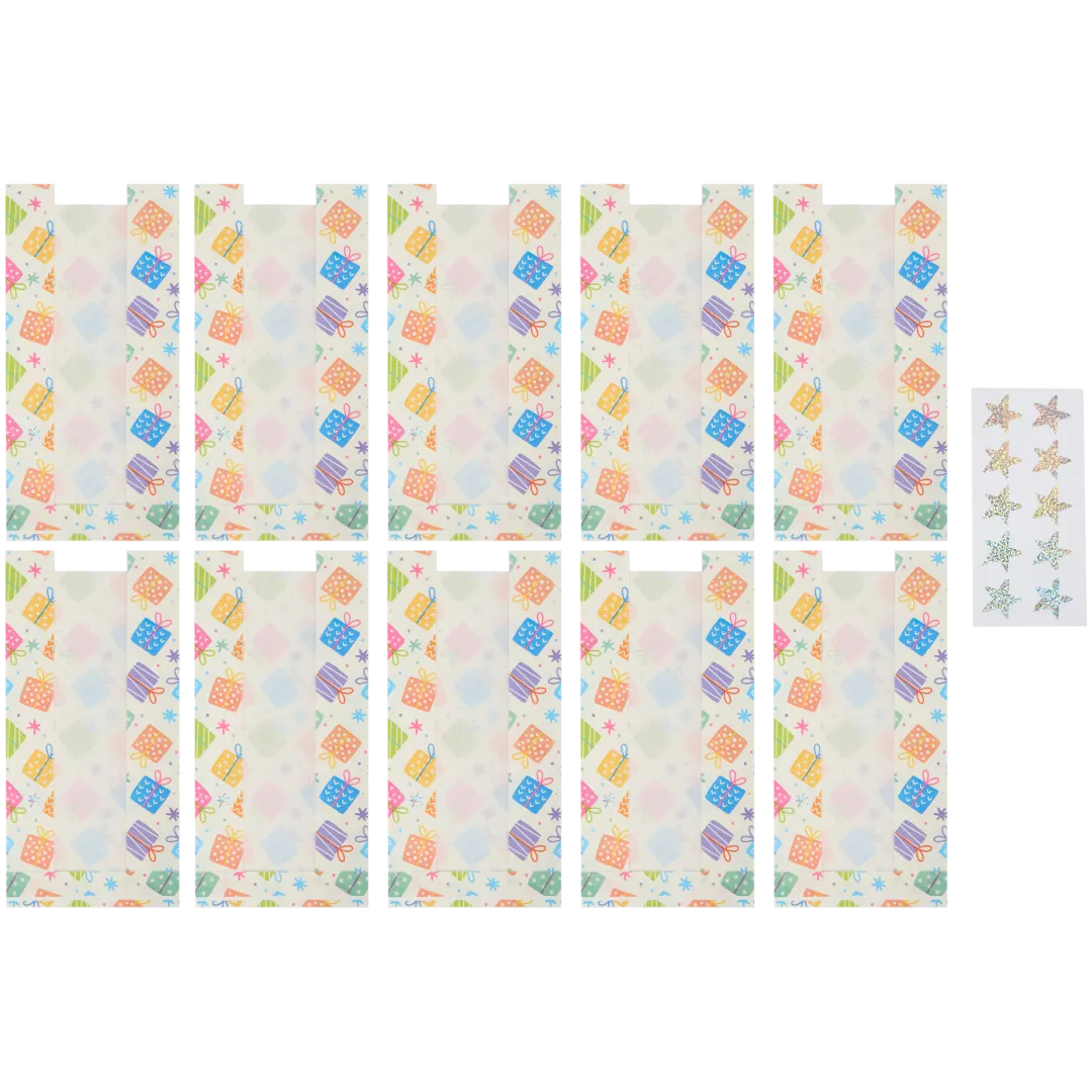 Sachets gourmands avec étiquettes Cool2Party