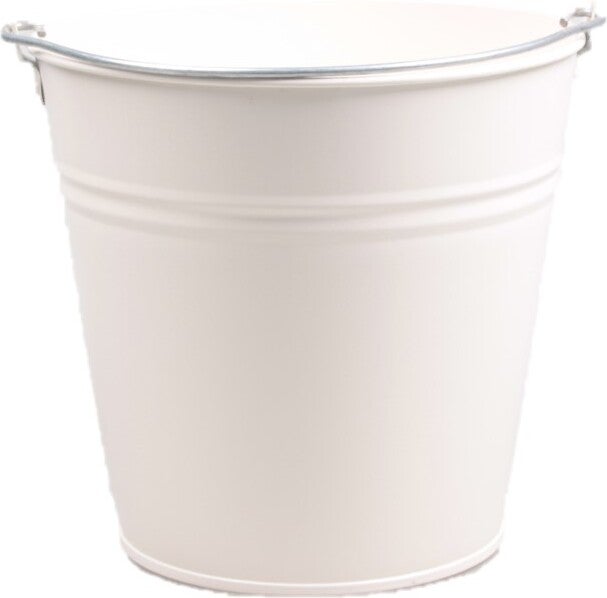 Zinc Collection plantenemmer Janne crème 24,5 x 24,5 x 23 cm