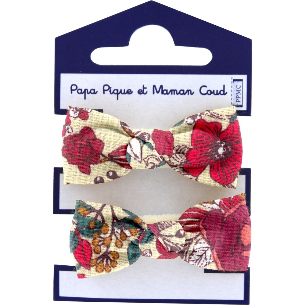 Mousse Petit Noeud Coquelicot