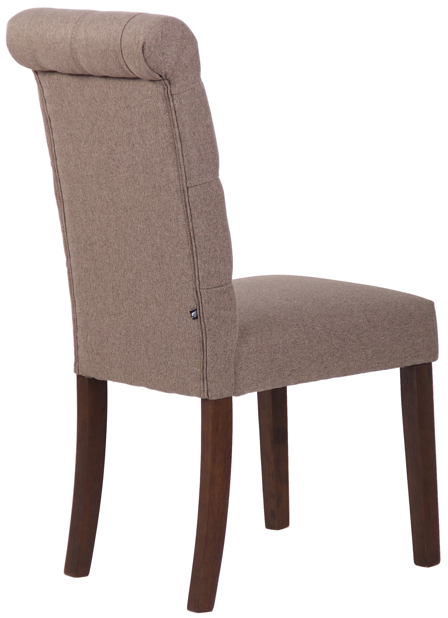 CLP Esszimmerstuhl Lisburn I Samt I Stoff I Polsterstuhl Gesteppt Chesterfield Design