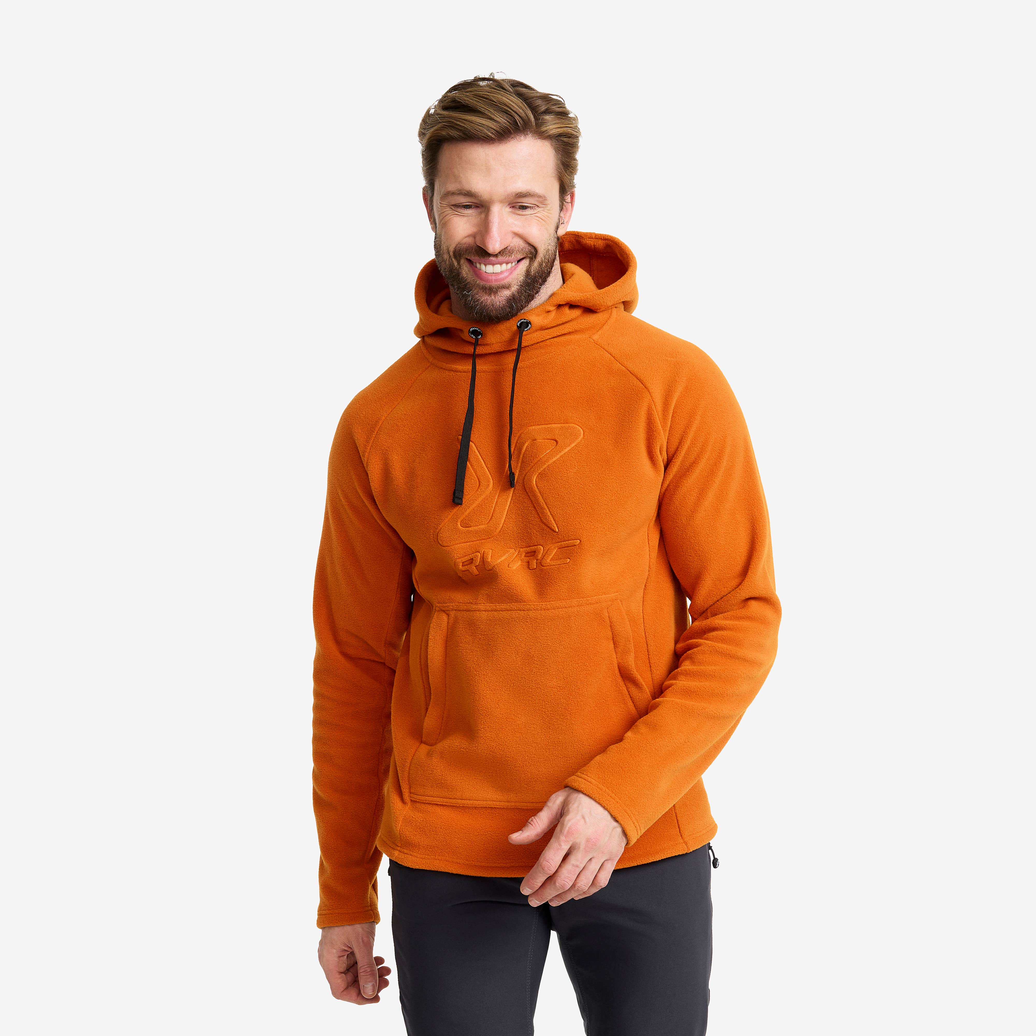 Polar Fleece Hoodie Herre Hawaiian Sunset