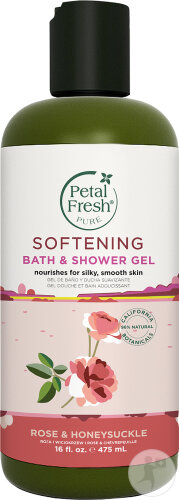 Petal Fresh Pure Softening Bath & Shower Gel Gel Douche Apaisant Rose Et Chèvrefeuille 475ml