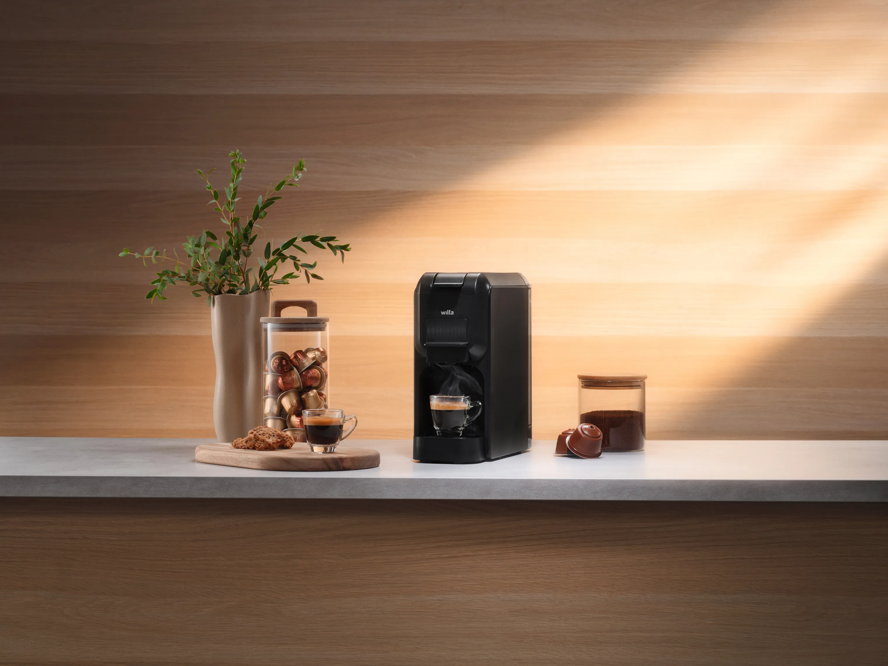 Wilfa Volo Capsule Mini Kapsel Kaffemaskine