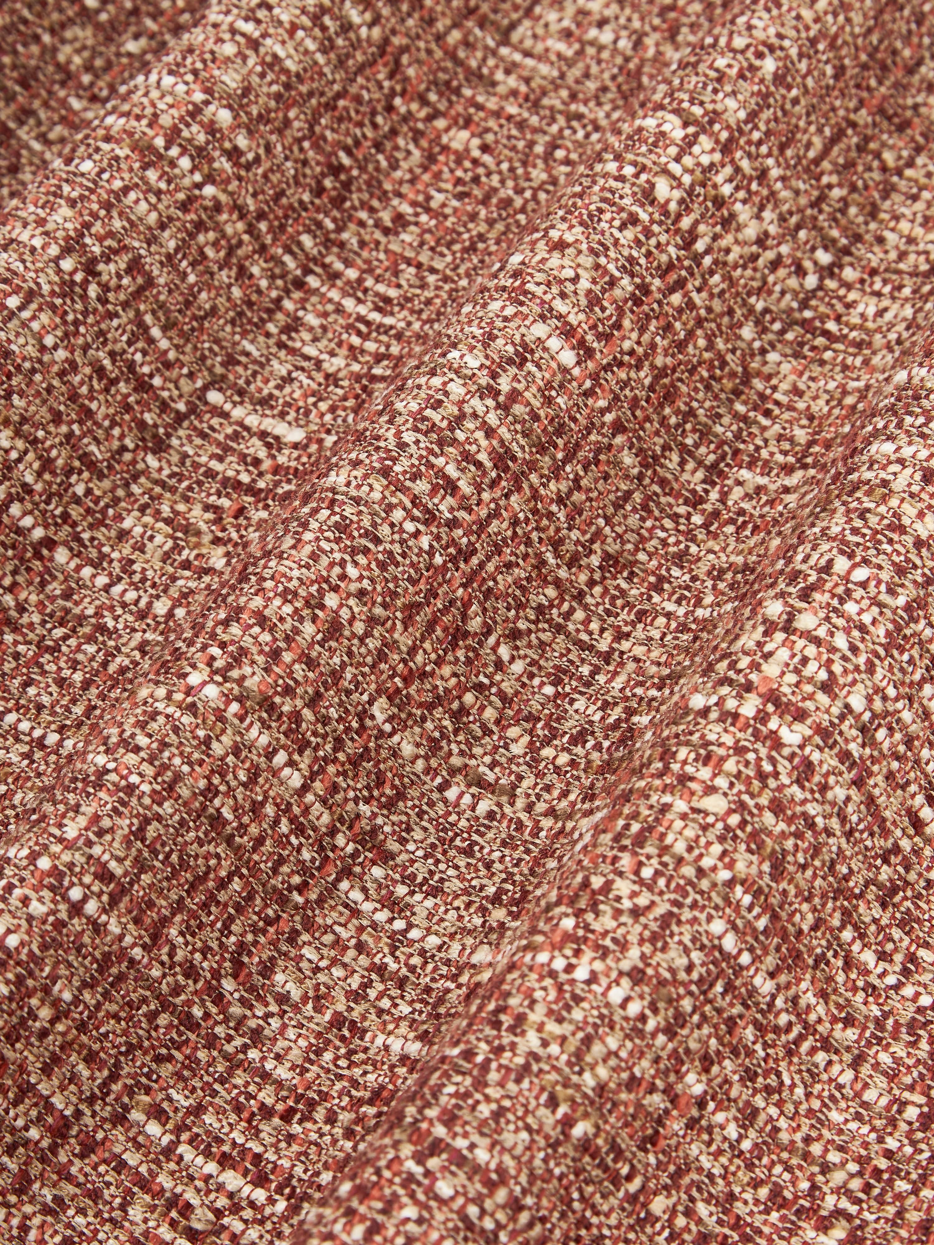 Bouclé kussenhoes Talea