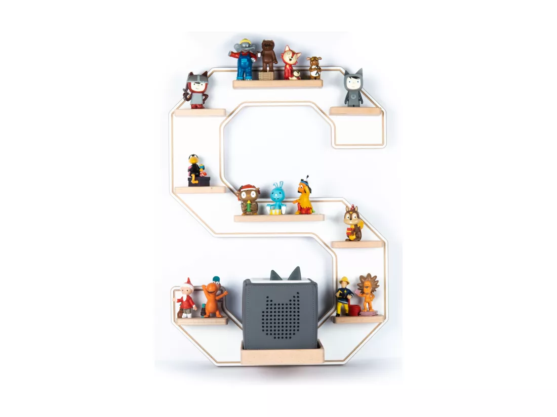 Etagère lettre S pour Toniebox Tonies