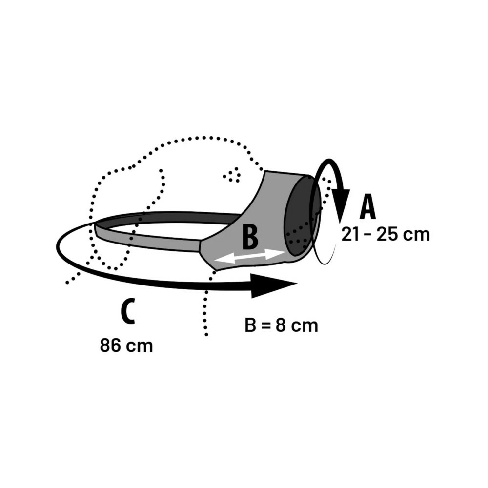 Muselière noir en nylon doux taille l pour chien