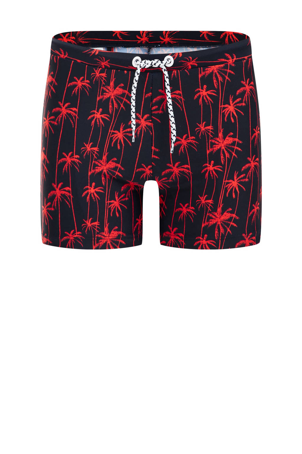 zwemboxer rood/zwart