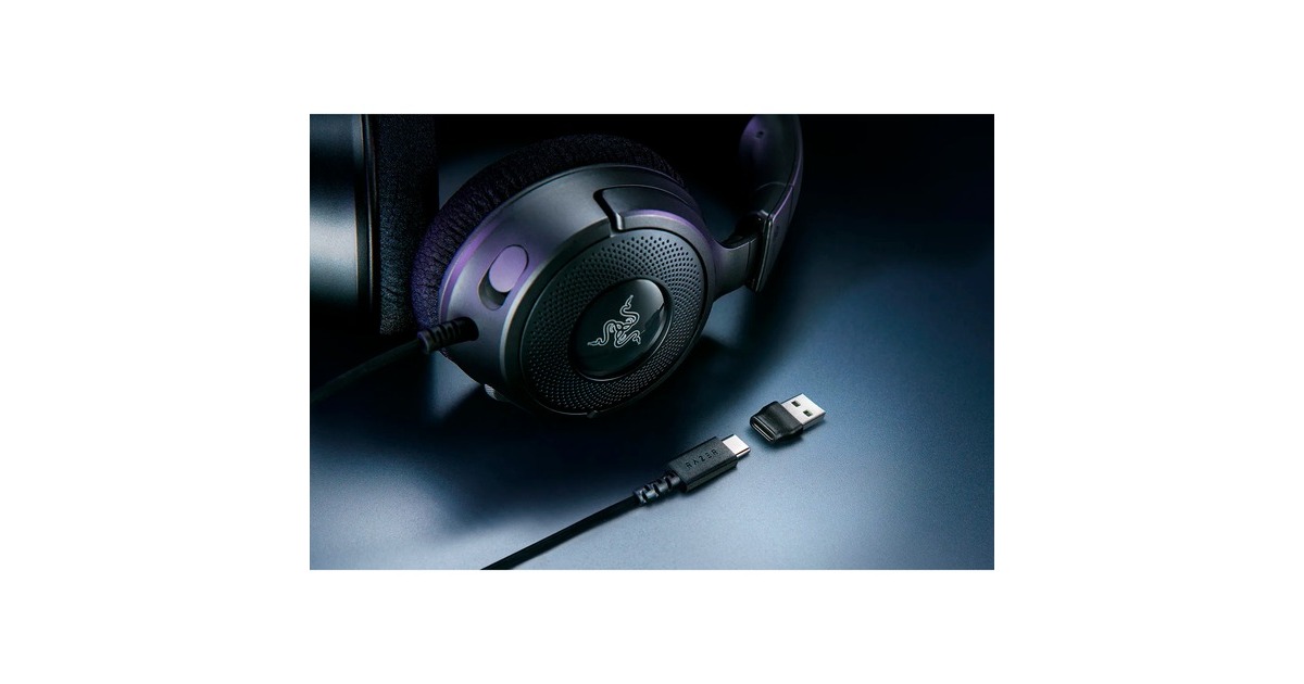 RazerKraken V4 X over-ear gaming headset  (Zwart, Pc, PlayStation 5, Nintendo Switch)