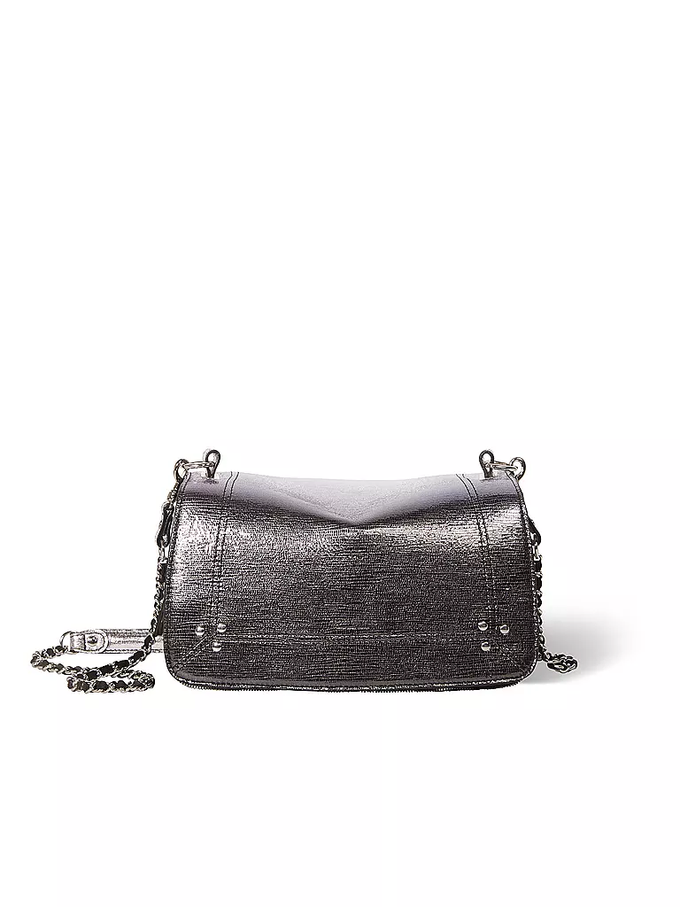 JEROME DREYFUSS Ledertasche - Umhängetasche BOBI silber