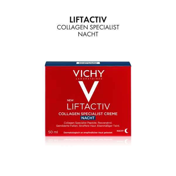 Vichy Liftactiv Collagen Specialist Nacht<br>50 ml, Topf, Creme, Nacht