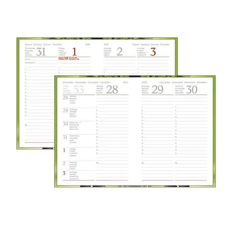Korsch Verlag Lady-Timer, Taschenkalender, Taschenplaner Pink Country 2021 1 Woche / 4 Seiten 11x15,3cm A6