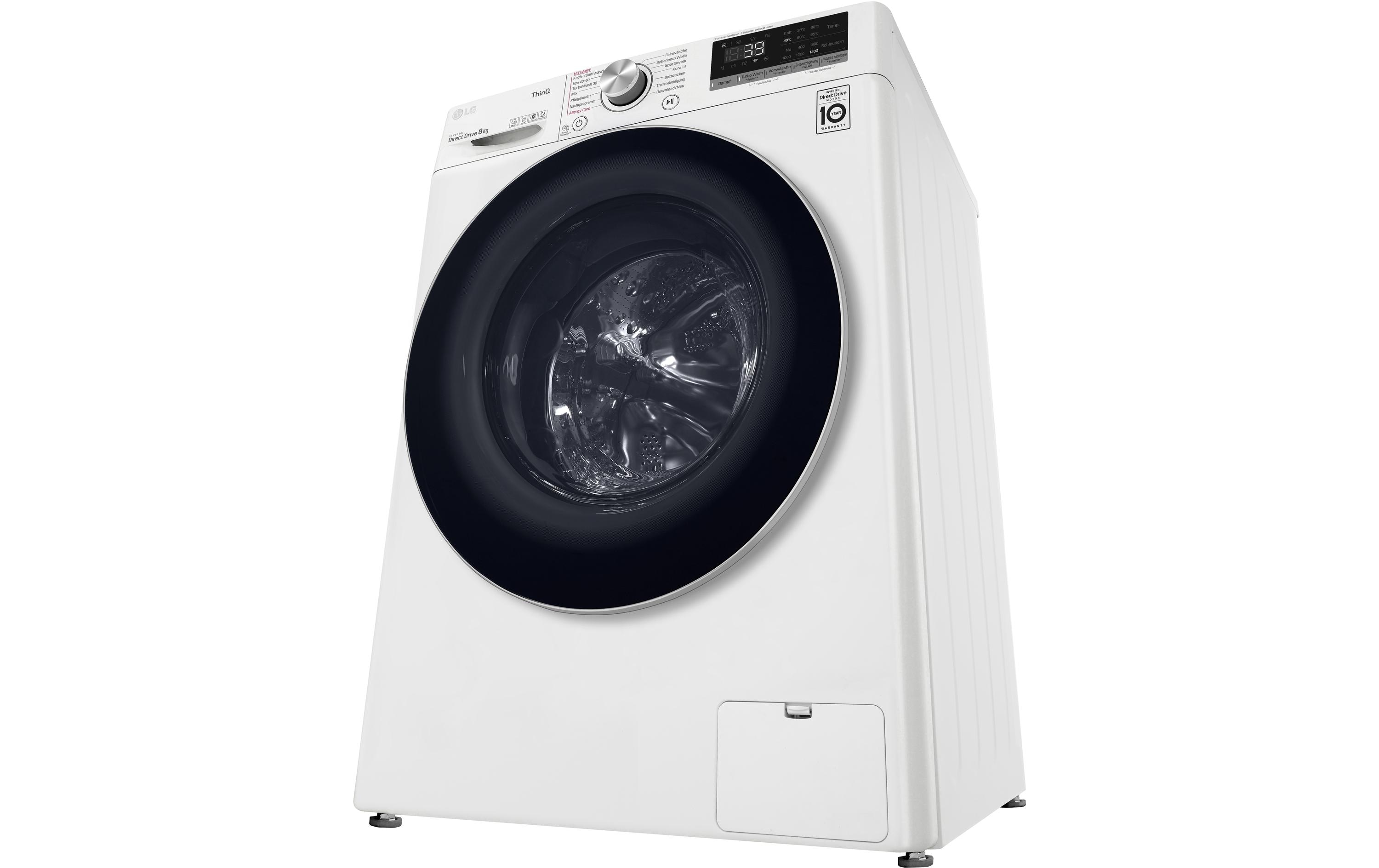 Waschmaschine F4WV708P1E Links<br>Frontloader mit 8 kg Ladekapazität