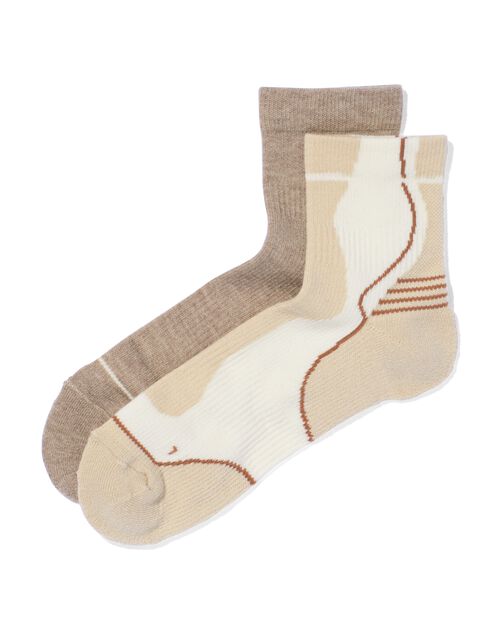 chaussettes de randonnée femme - 2 paires noir