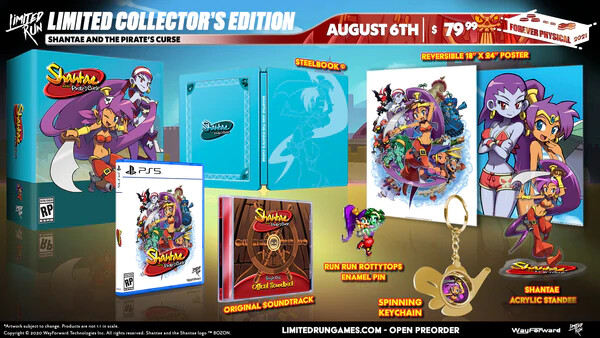 Shantae The Pirates Curse Collectors Edition - PS5