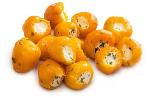 Pappudia Orange Paprika gefüllt mit Käse