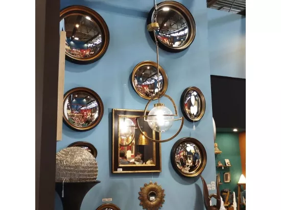 Miroir sorcière rond en polyérsine 27 cm