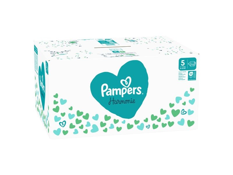 Pampers Windeln Harmonie Junior Grösse 5 Monatsbox 11  kg, 152 Stück