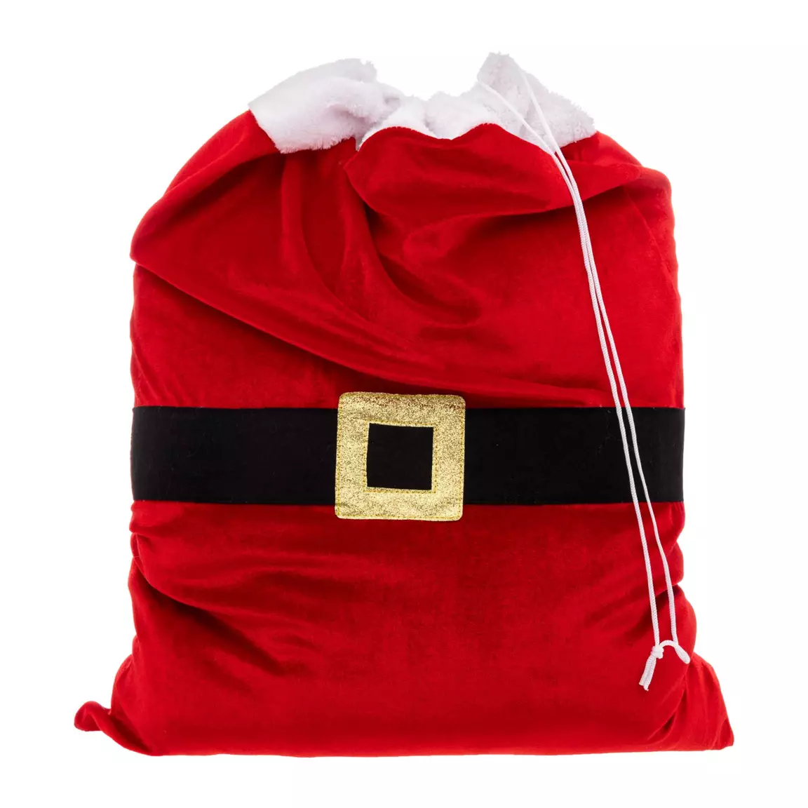 Sac cadeau en tissu (H70 cm) Veste Père-noël Rouge