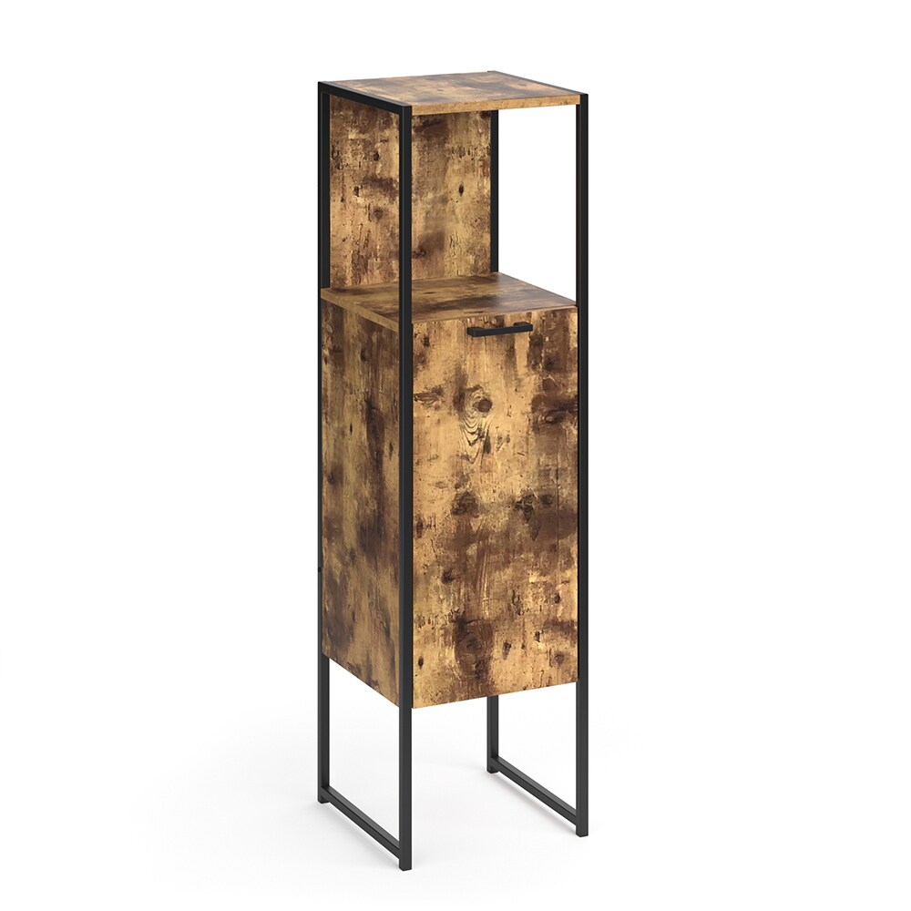 Vicco Badschrank Fyrk Vintage Badezimmerschrank Midischrank Badregal 3 Fächer
