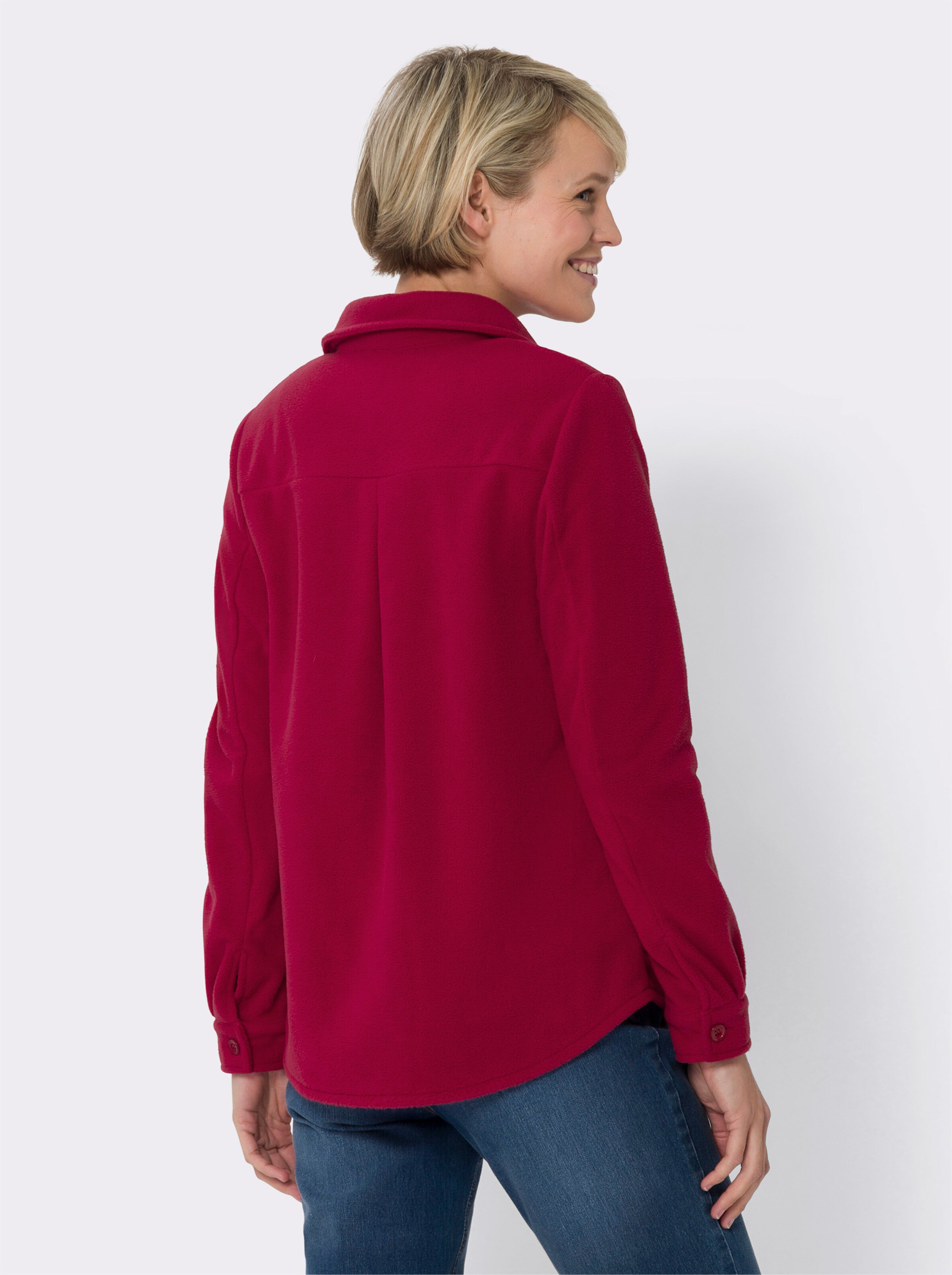 Fleece-Bluse