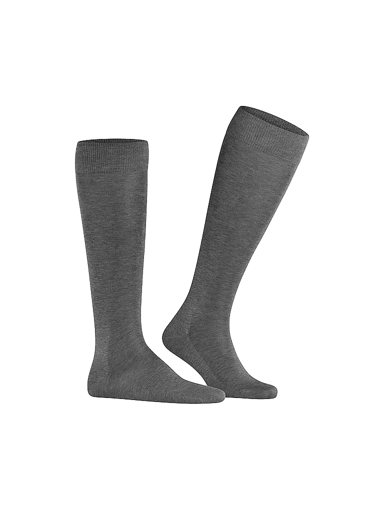 FALKE Kniestrümpfe Tiago grau
