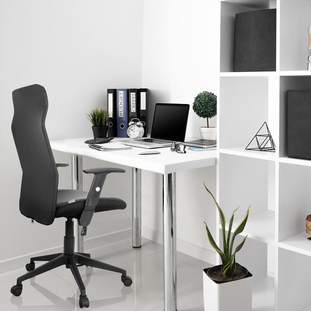 Home Office Bürostuhl ARTON 30 Kunstleder mit Armlehnen (höhenverstellbar) hjh OFFICE