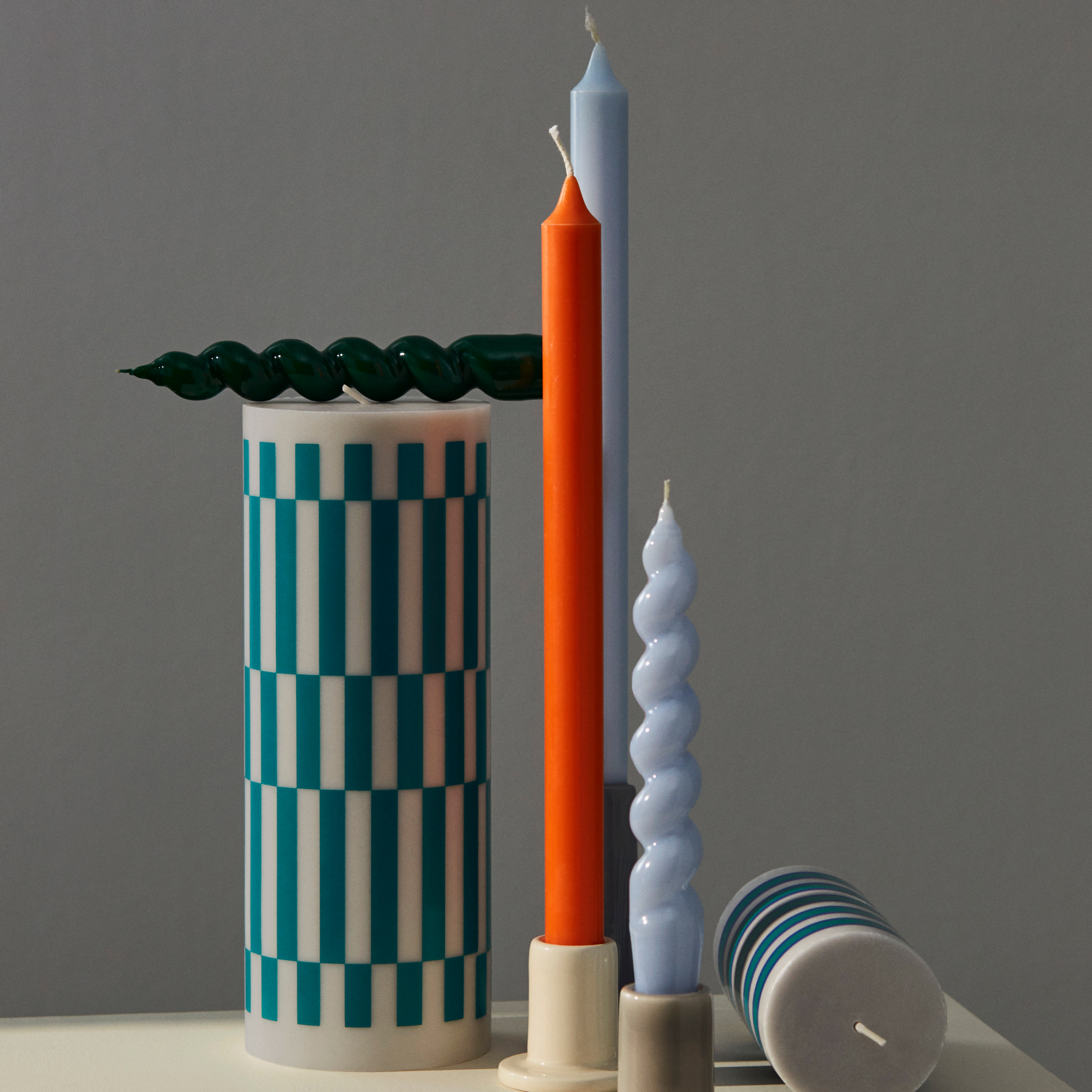 Kaars Gradient Neutrals - set van 7