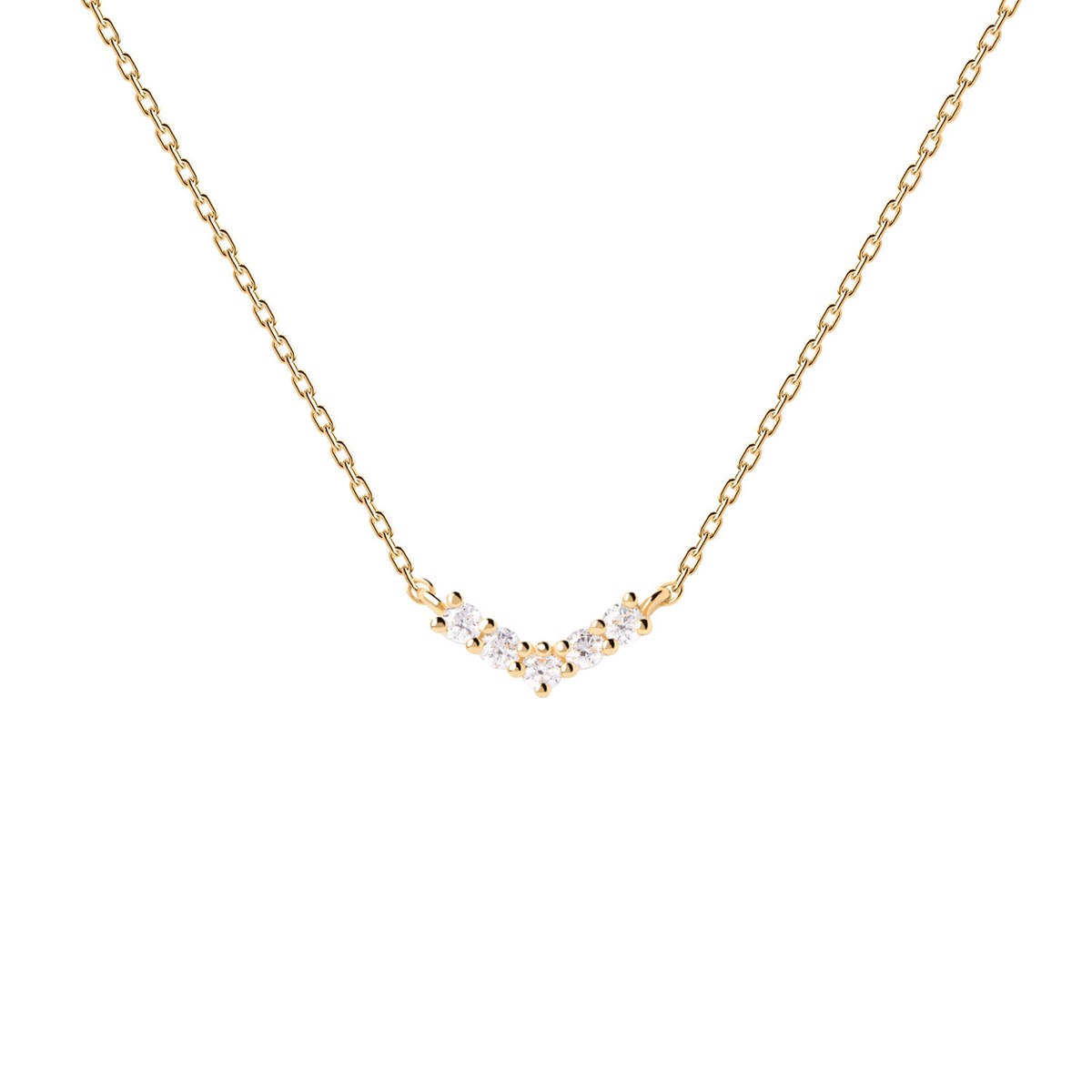 Collier PdPaola Mini Crown doré