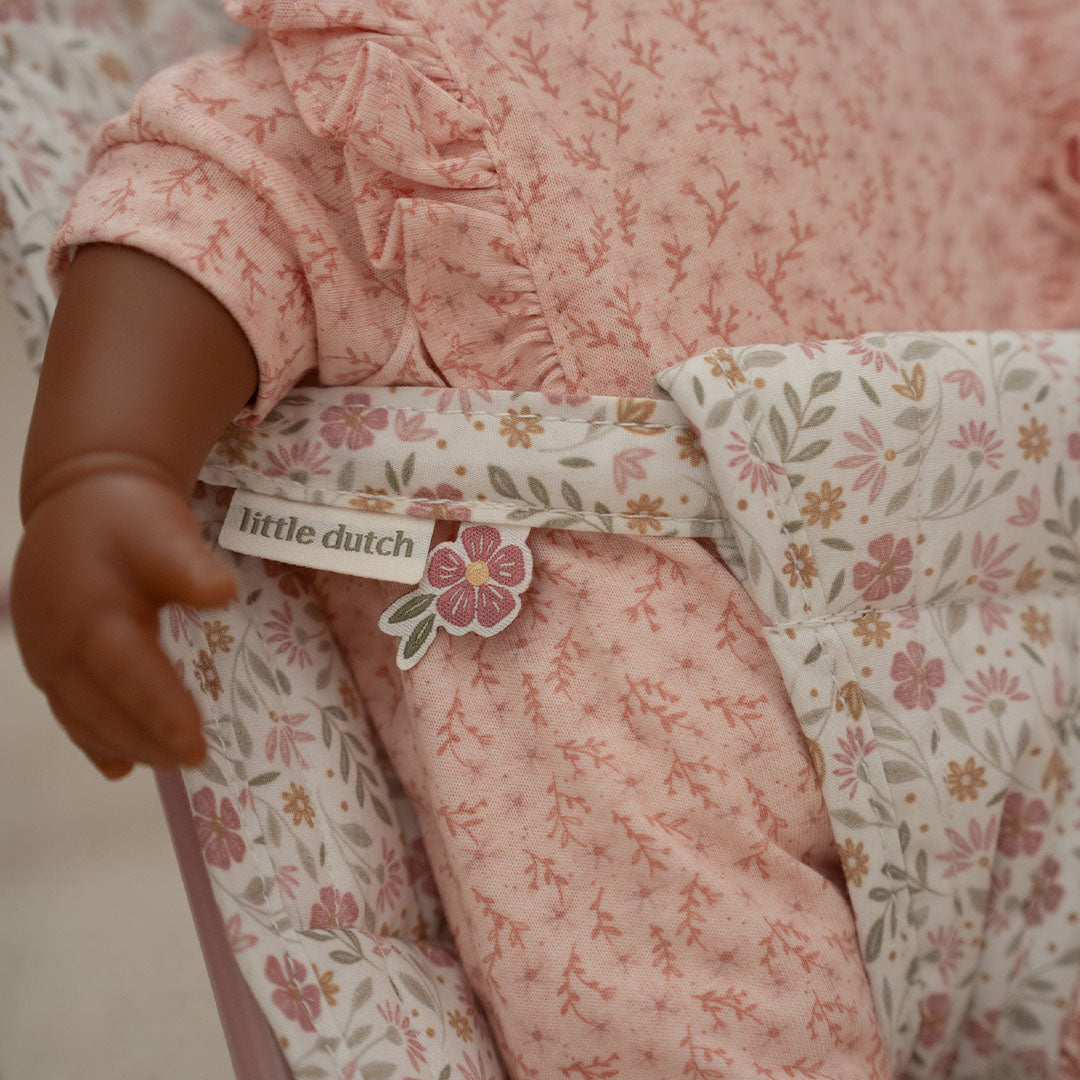 little dutch poppenwipstoel - soft flowers