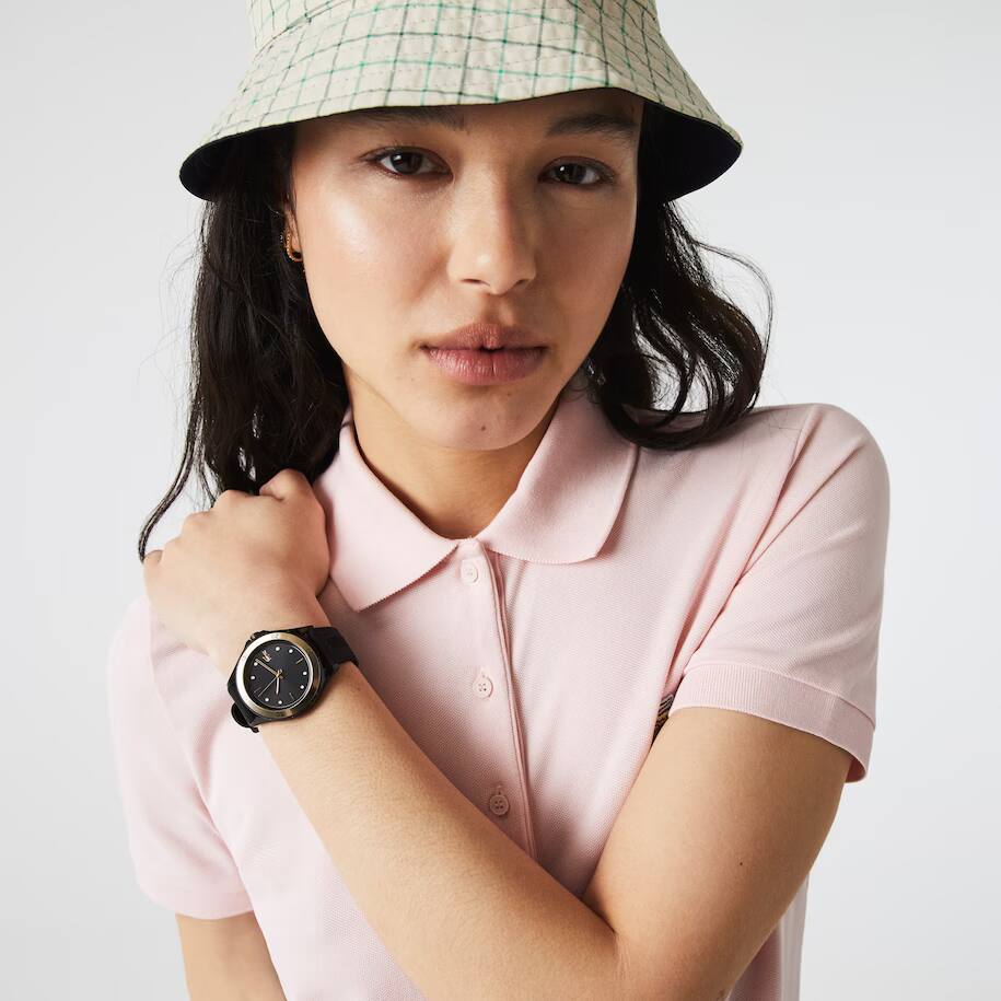 Montre femme 3 aiguilles Swing en silicone noir Lacoste Montres - Blanc - Lacoste - Femme