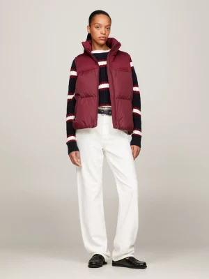Colete puffer de nylon reciclado estilo Nova York
