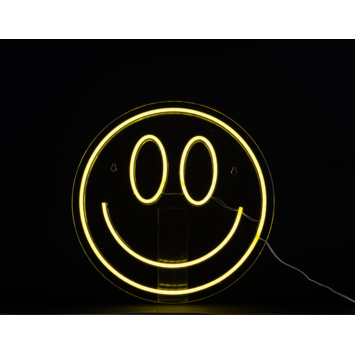 Neon wandlamp Smiley Ø33cm