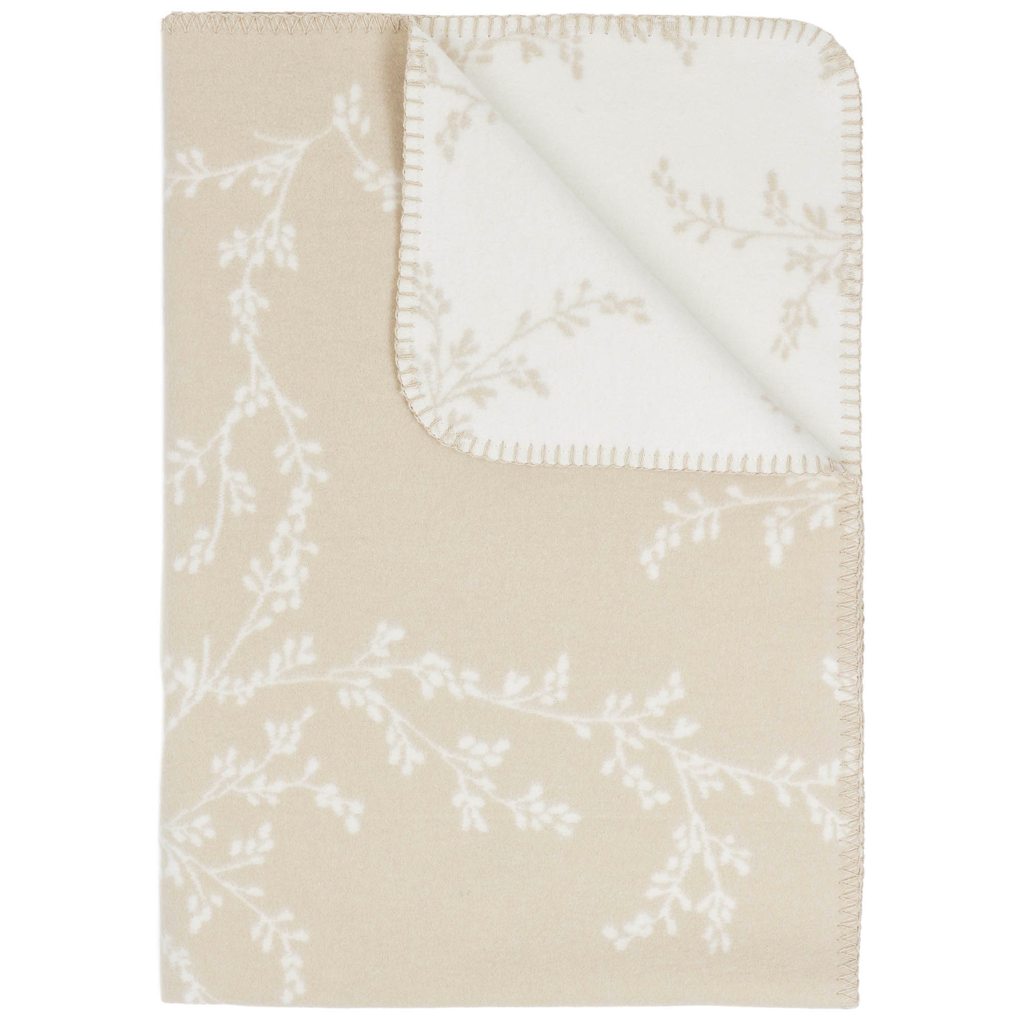 Meyco wiegdeken branches beige