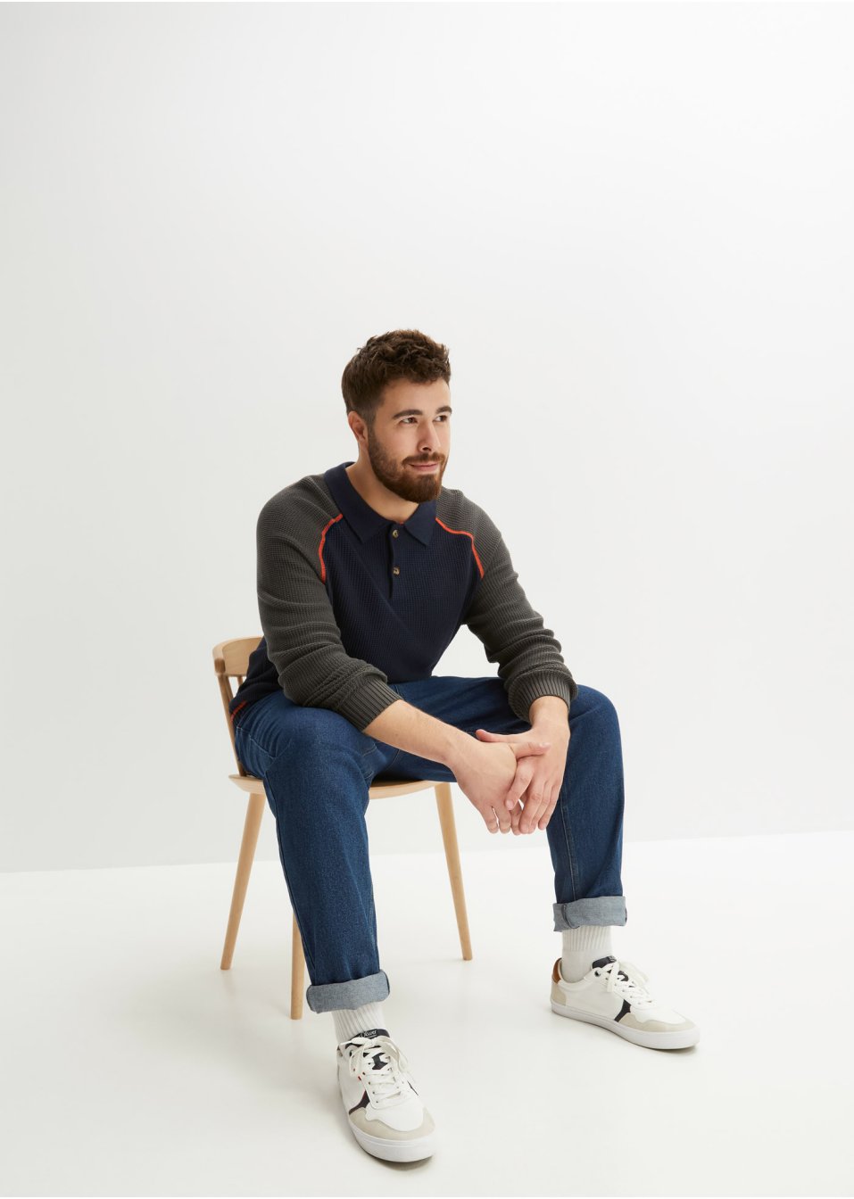Pull à col polo