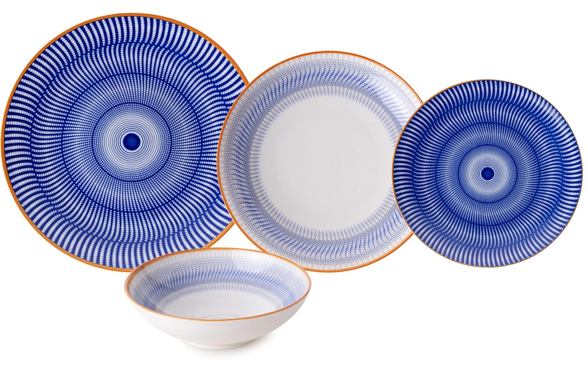 Geschirr-Set Mehrfarbig<br>Tafelservice (18 Stück)
