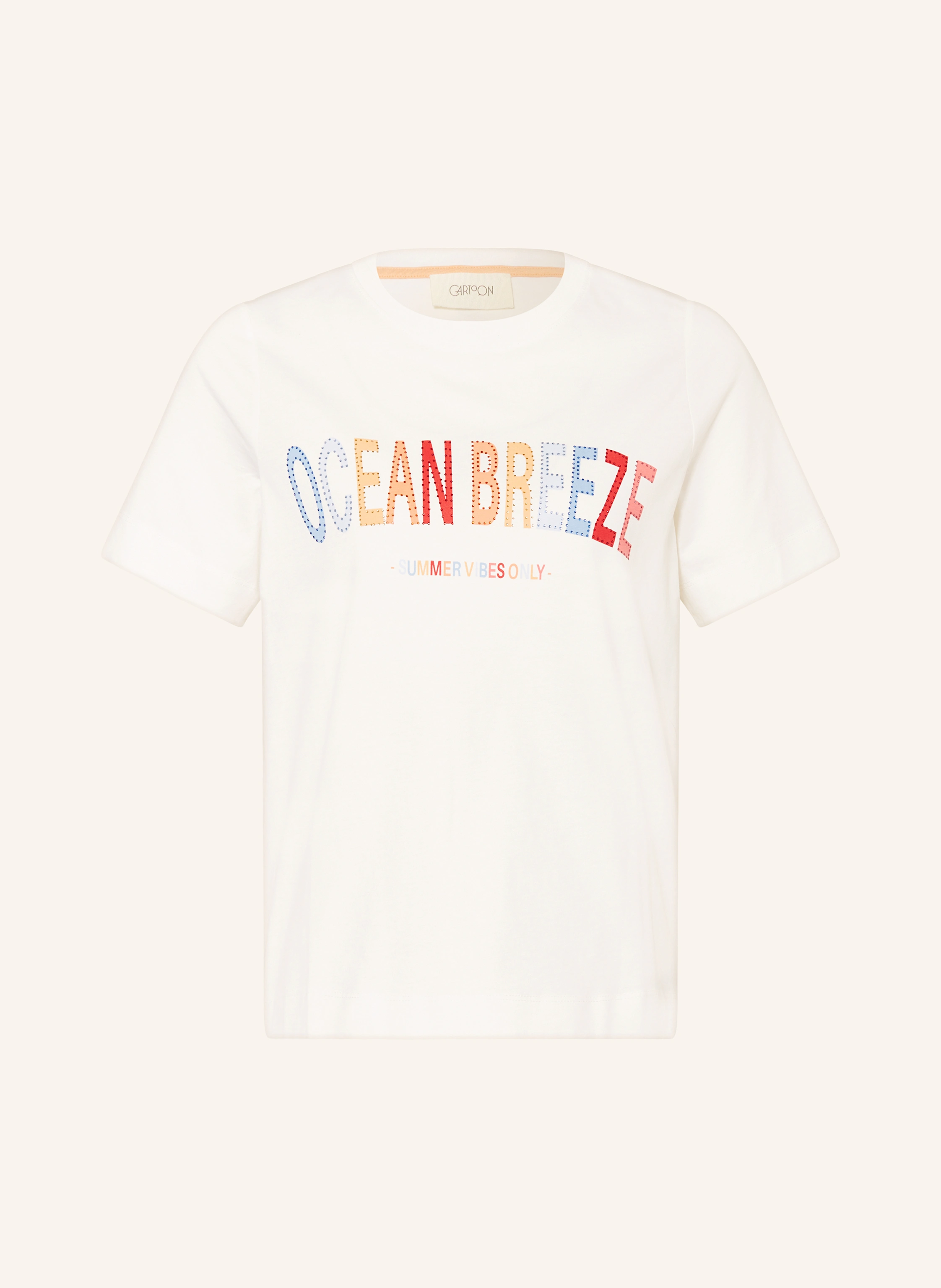 CARTOON T-Shirt mit Schmucksteinen