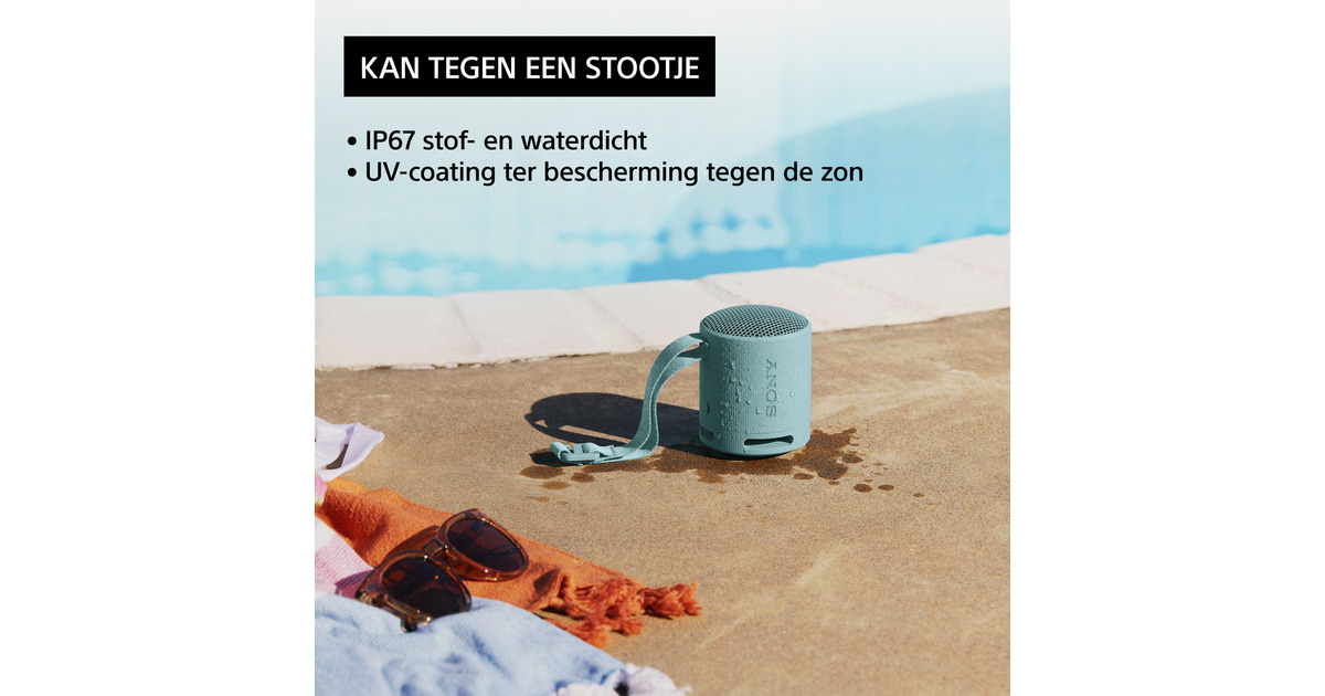 SonySRS-XB100 draagbare draadloze speaker luidspreker  (Oranje, Bluetooth 5.3)