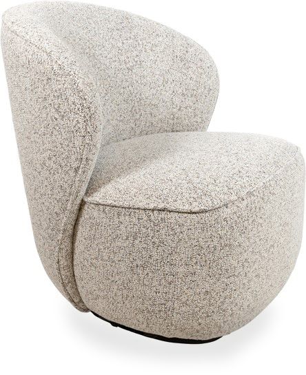 Draaifauteuil Ecru Avi B76 x D79 x H81 cm