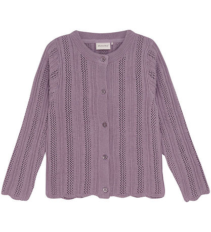 Minymo Stricken Cardigan - Elderberry