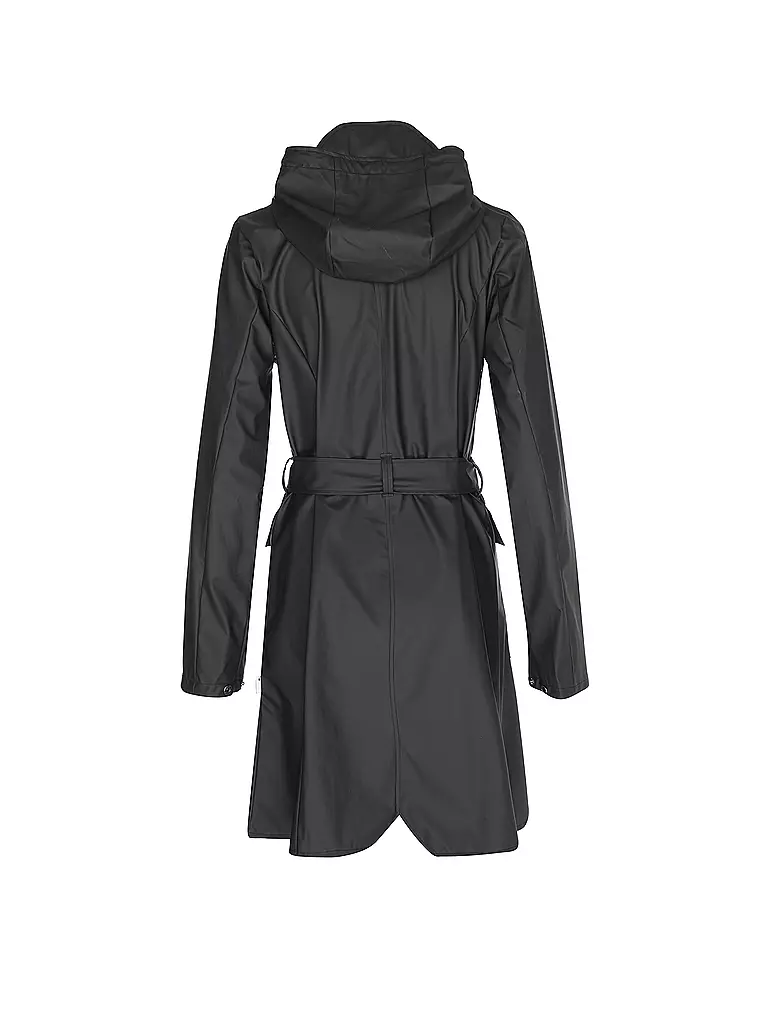 RAINS Regenjacke CURVE W JACKET  schwarz
