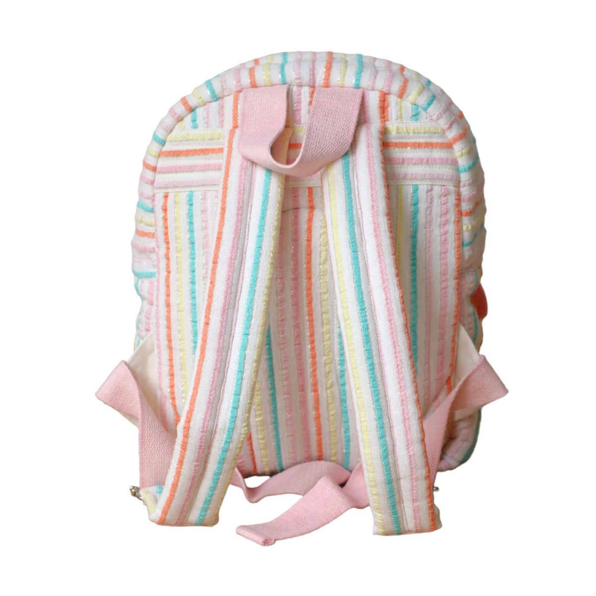 Sac à dos enfant rayé multicolore - Miaou Jolie saison