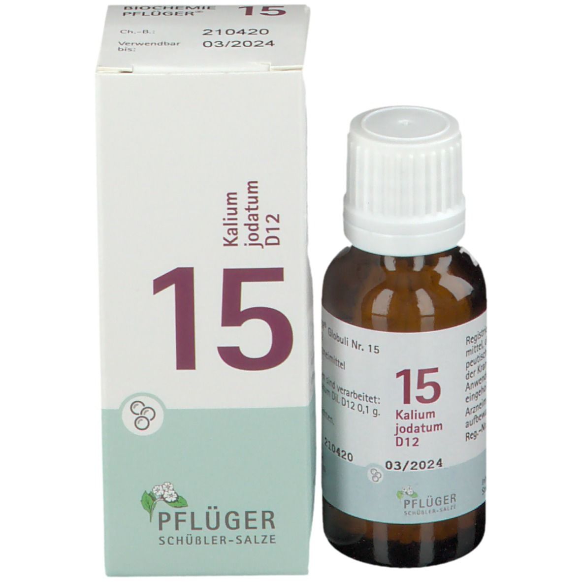 BIOCHEMIE PFLÜGER® Nr. 15 Kalium jodatum D 12