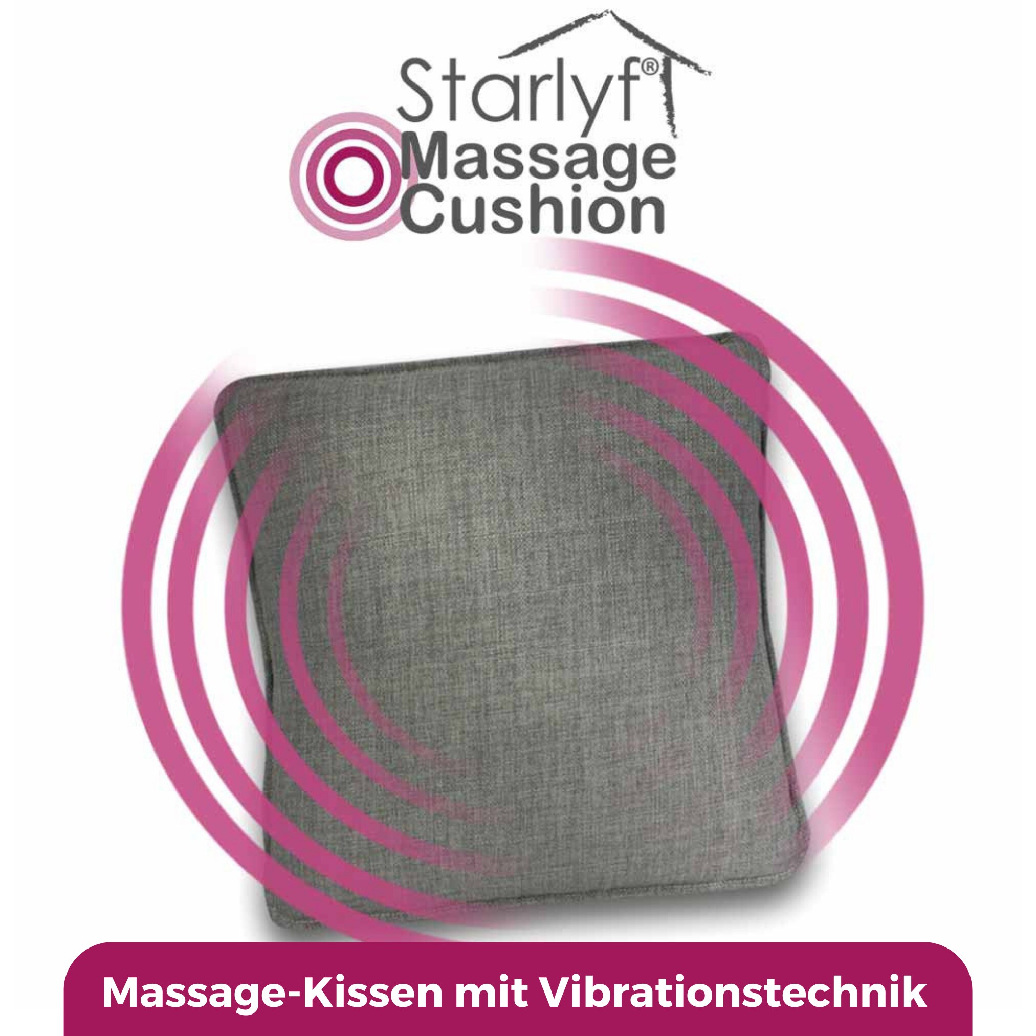 Starlyf® Massagekissen mit Vibration Massage Cushion