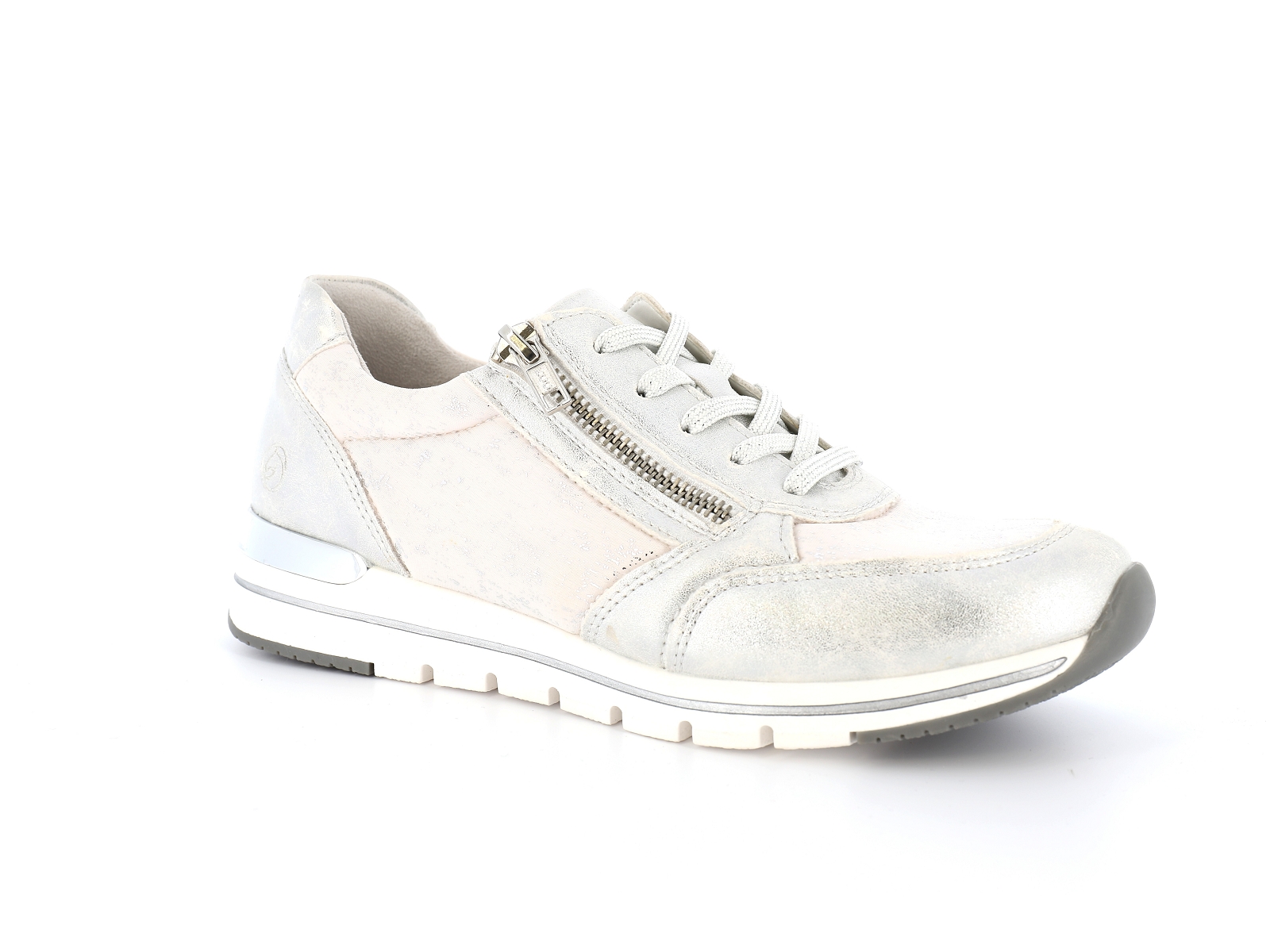 Remonte-R6700 Matières combinées Blanc Argent