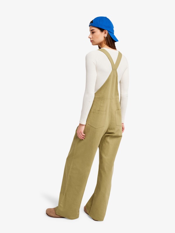 Trail Blazer Twill Salopette en sergé Vert Femme