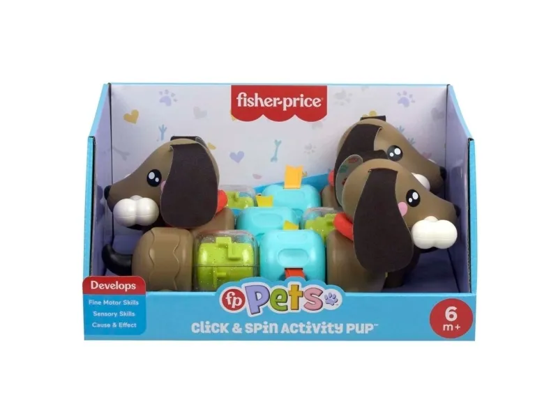 Fisher Price Click & Spin Activity Pup CDU