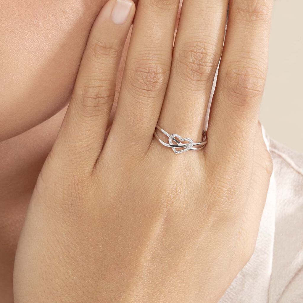 Bague Malinda Or Blanc Diamant