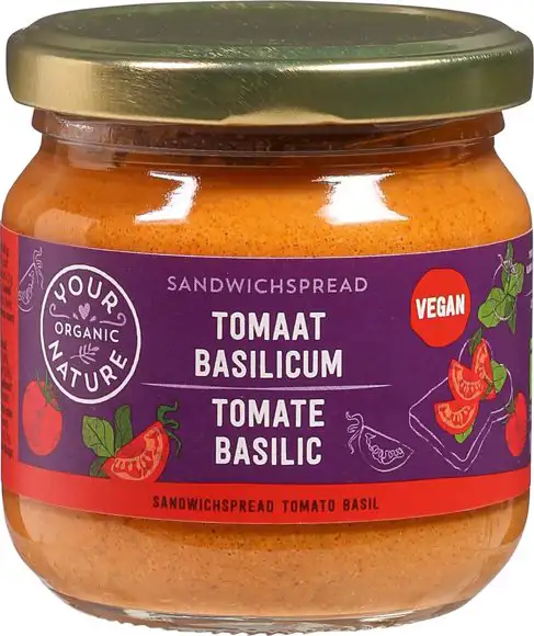 Sandwichspread tomaat basilicum