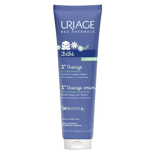 Uriage Baby Primeira Troca de Fralda Calmante Reparador Alta Tolerância Pacote com 3 x 100ml