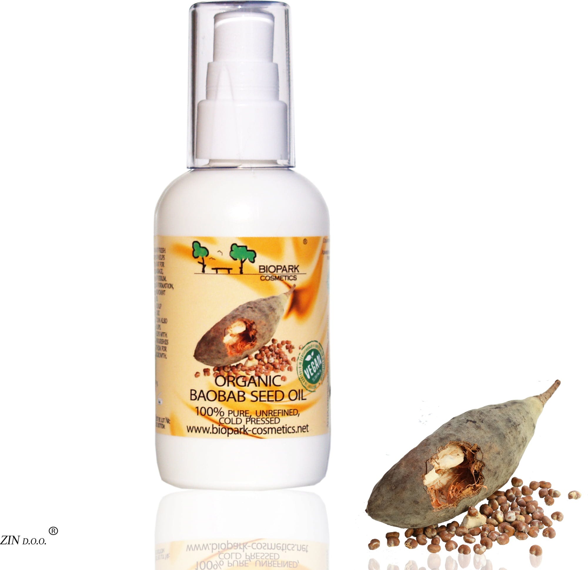 Biopark Cosmetics  Organic Baobab Oil, 100 ml
